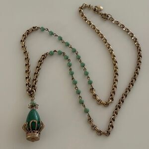 J.Crew | Beaded Pendant Necklace | 34” Length